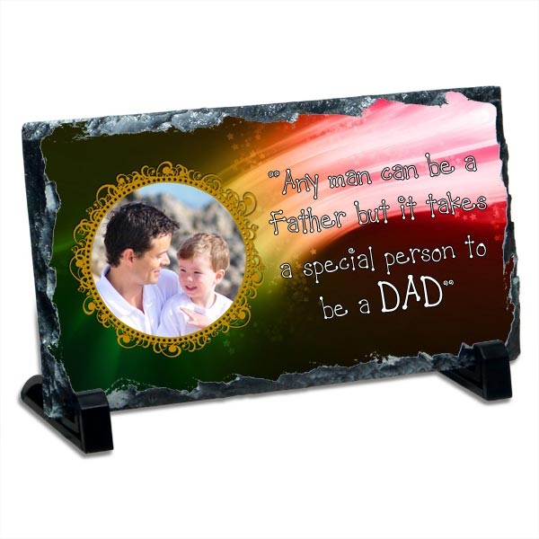 Special Dad personalized Photo Stone 
